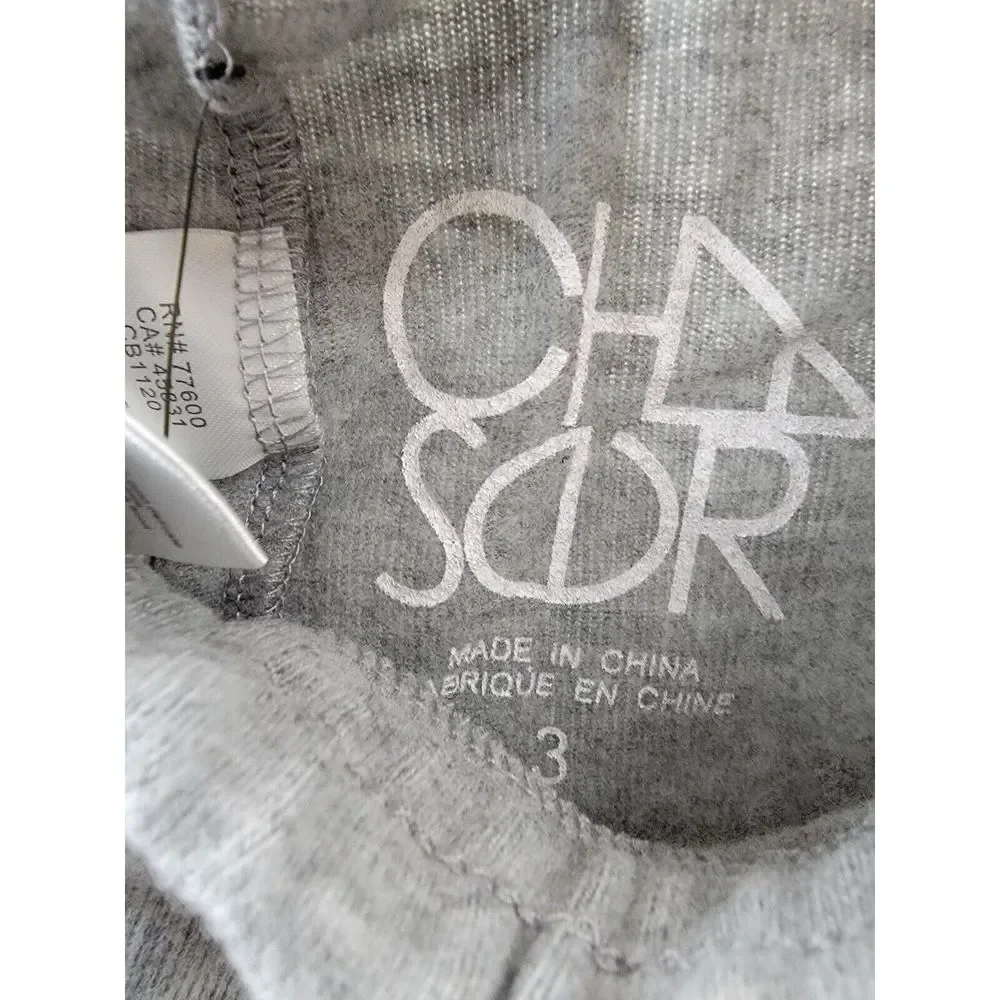 Chaser Silly Aliens Bliss Knit Pants Little Boys' 3 Heather Grey Pullover Style - Picture 9 of 15